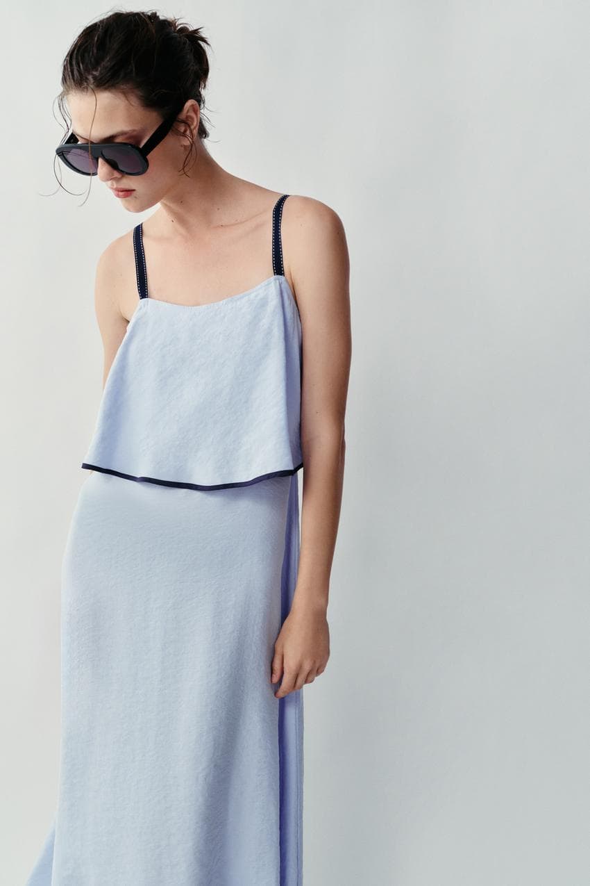COMBINED MIDI DRESS thumbnail 3