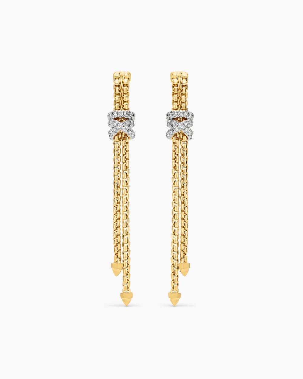 Helena Box Chain Drop Earring thumbnail 5