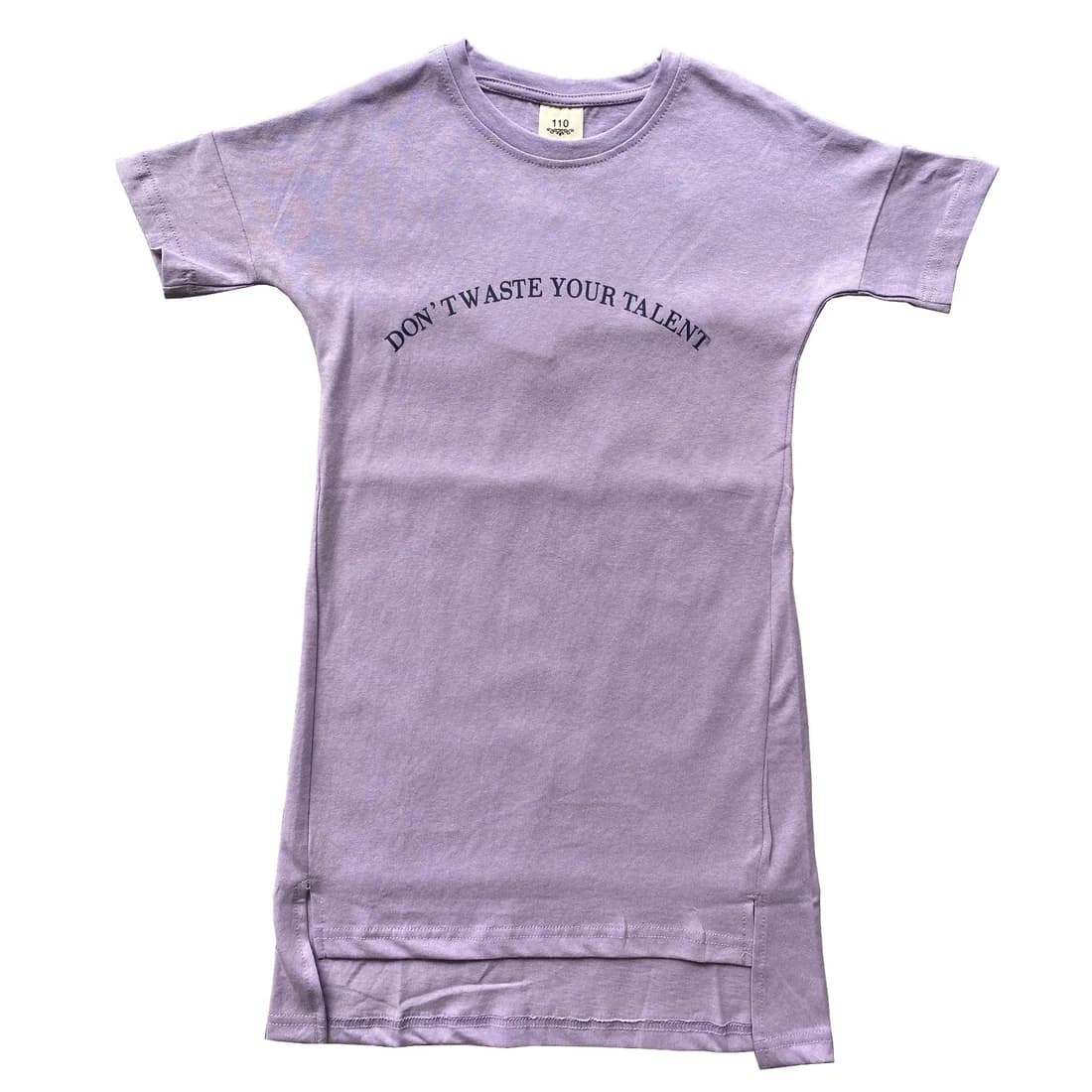 Letter Print T-shirt Dress thumbnail 2