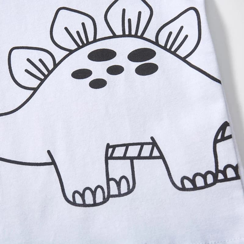Short Sleeve Cartoon Boys' Two-Piece Set thumbnail 3