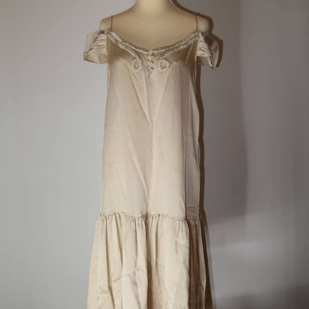 Loewe silk beige dress
