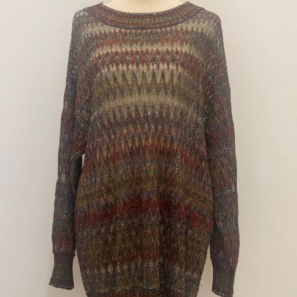 Missoni knitted patterned sweater thumbnail 1