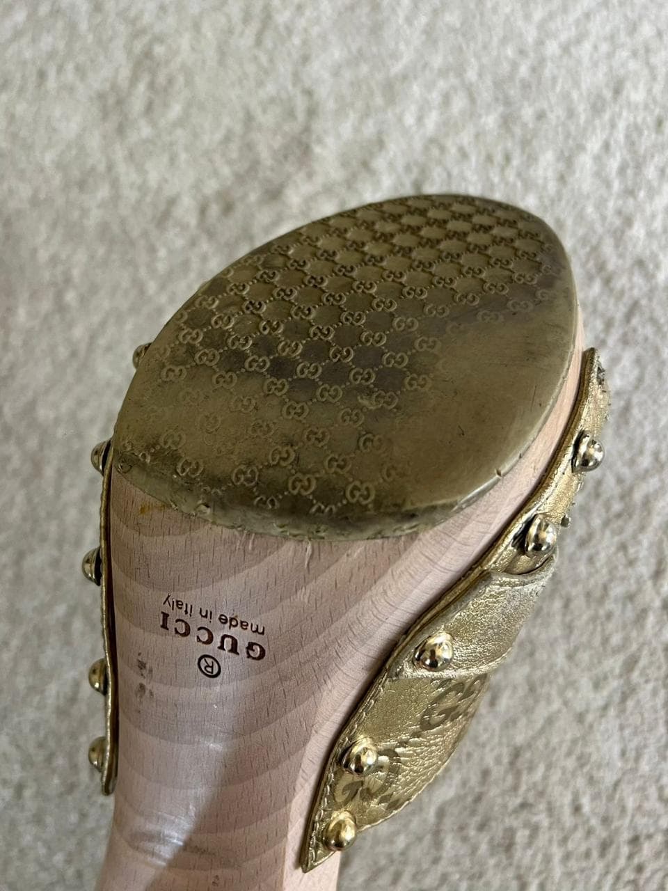 Gucci Gold Wood Vintage 2004 thumbnail 2