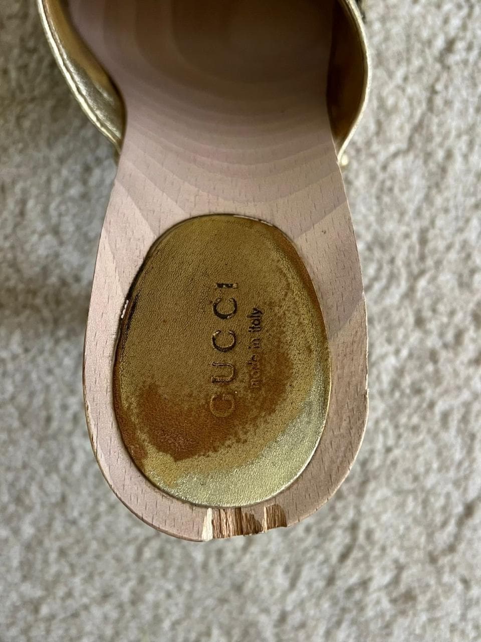 Gucci Gold Wood Vintage 2004 thumbnail 4