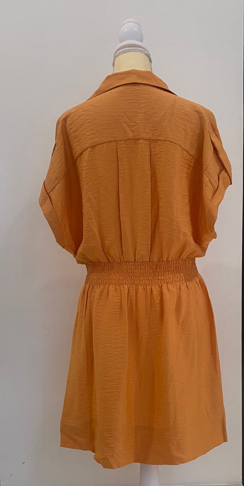 SANDRO Mini Dress Orange thumbnail 3