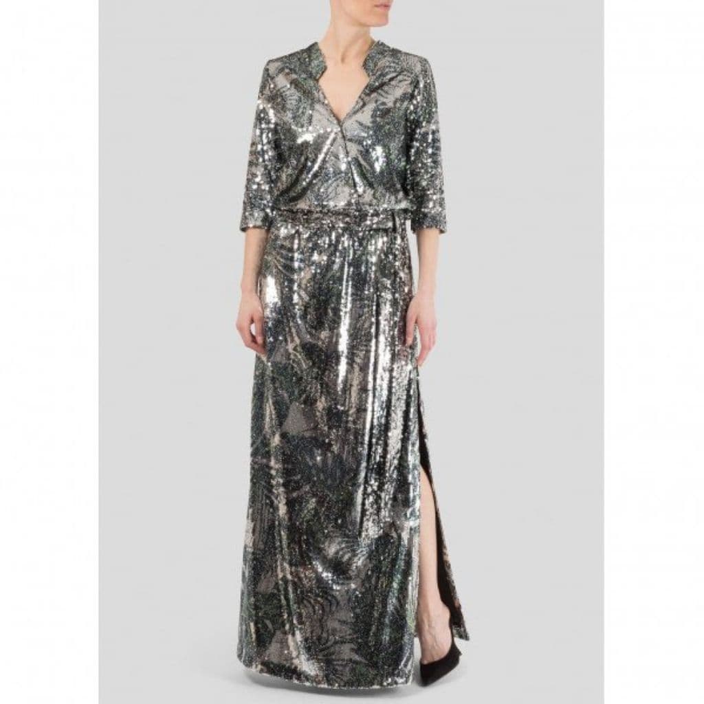 Ba&sh Jelina Sequin Robe Dress