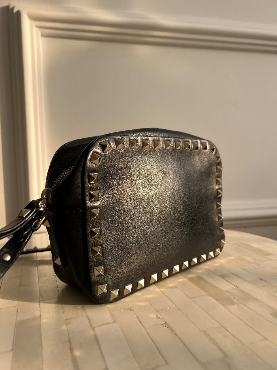 Valentino Black Leather Crossbody Bag thumbnail 2