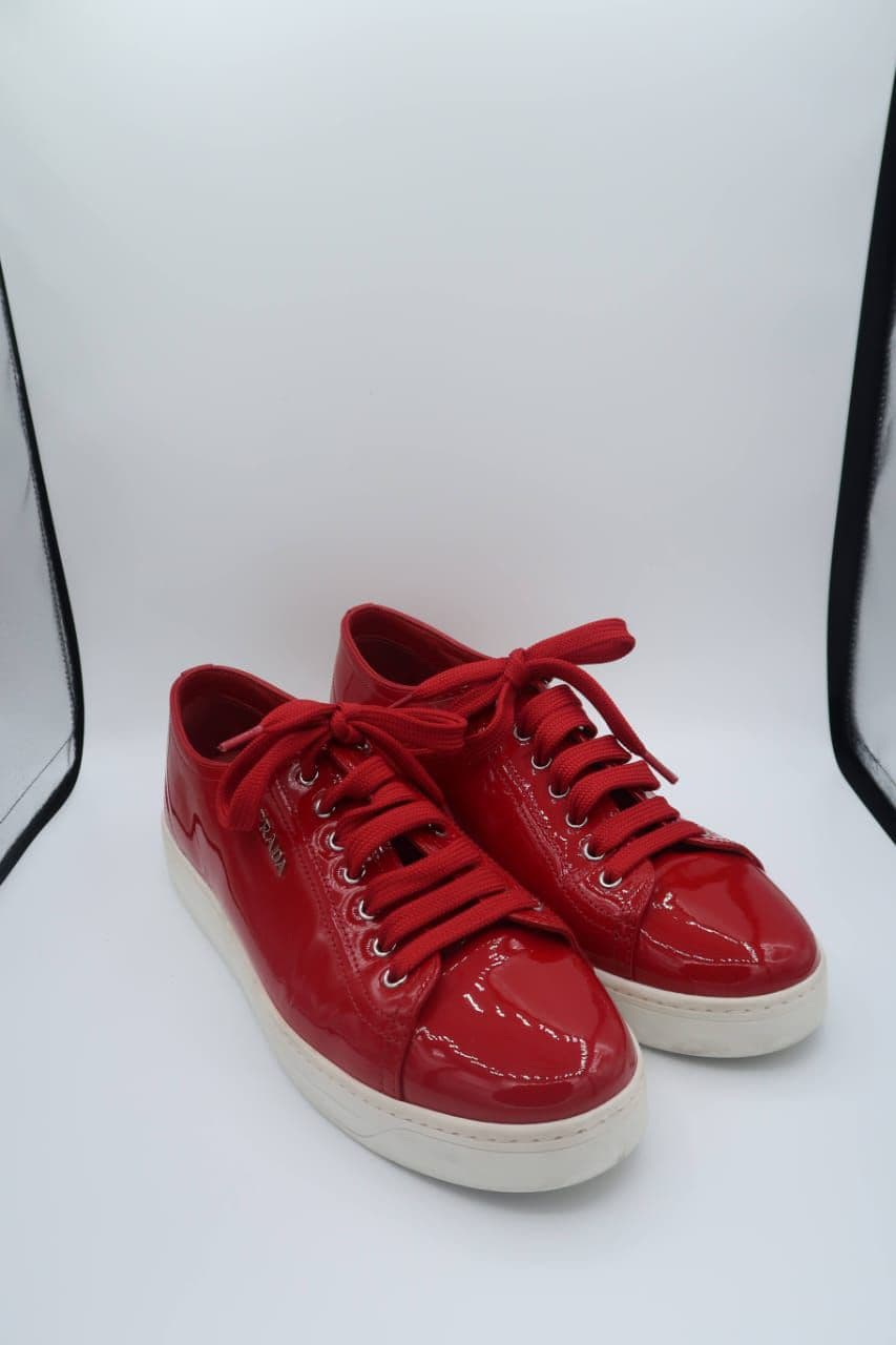 Prada Leather trainers thumbnail 2