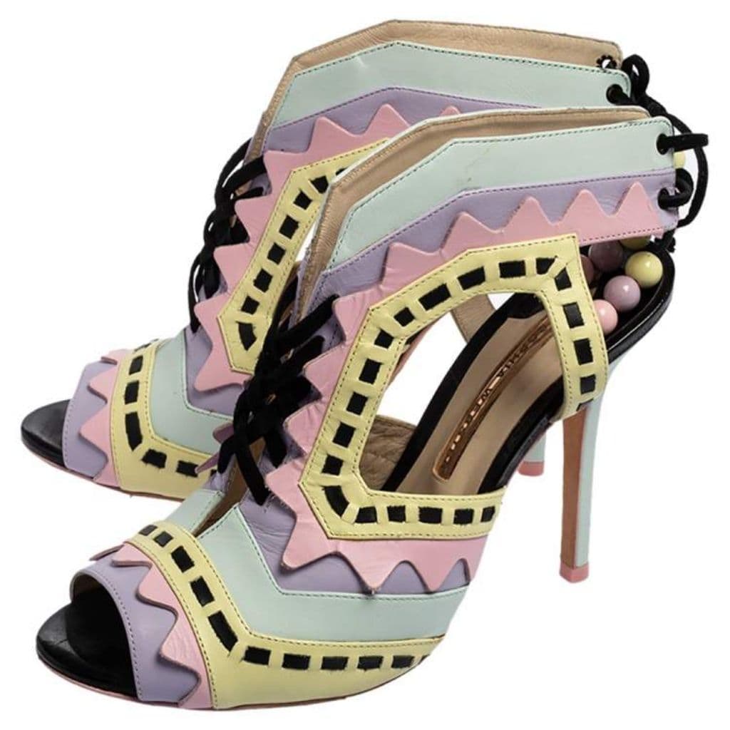 Sophia Webster Multicolor Glitter And Leather