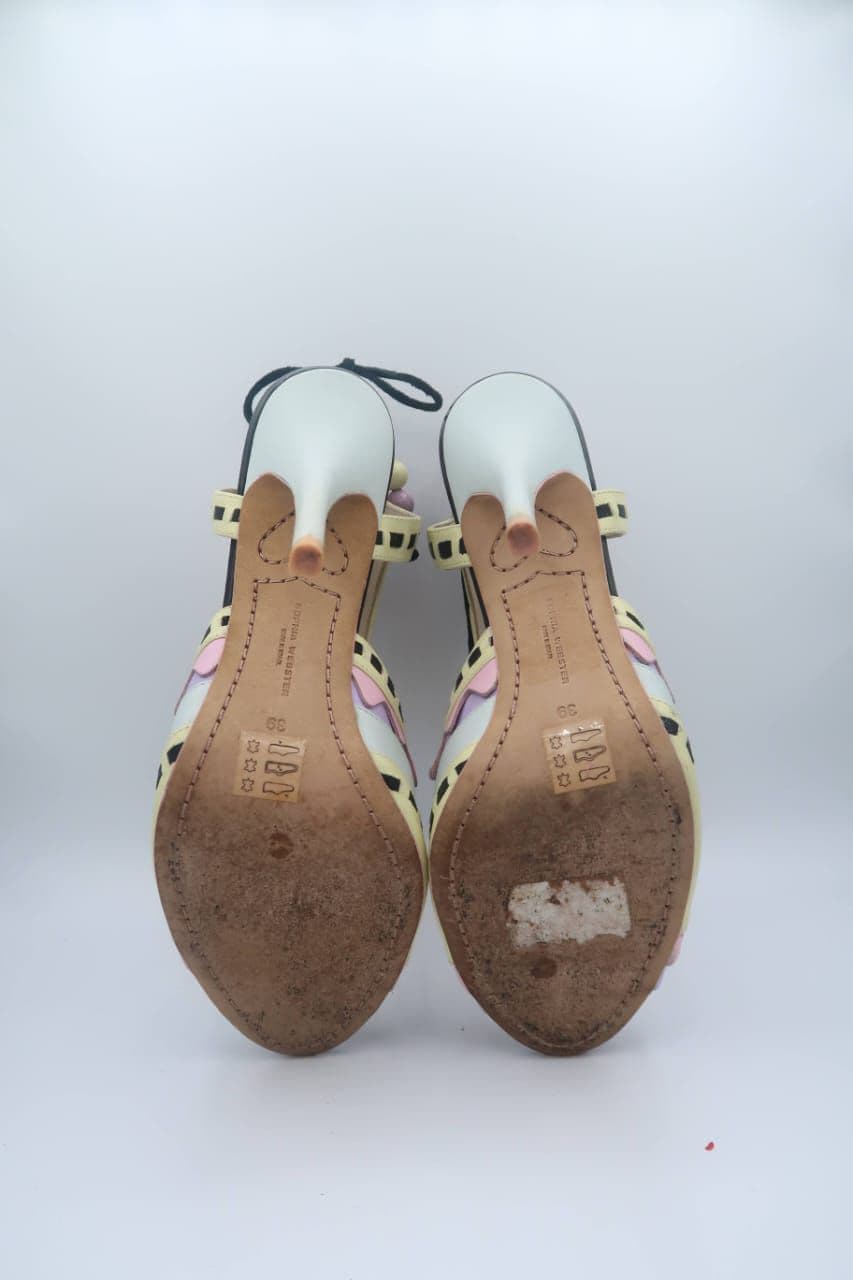 Sophia Webster Multicolor Glitter And Leather thumbnail 2
