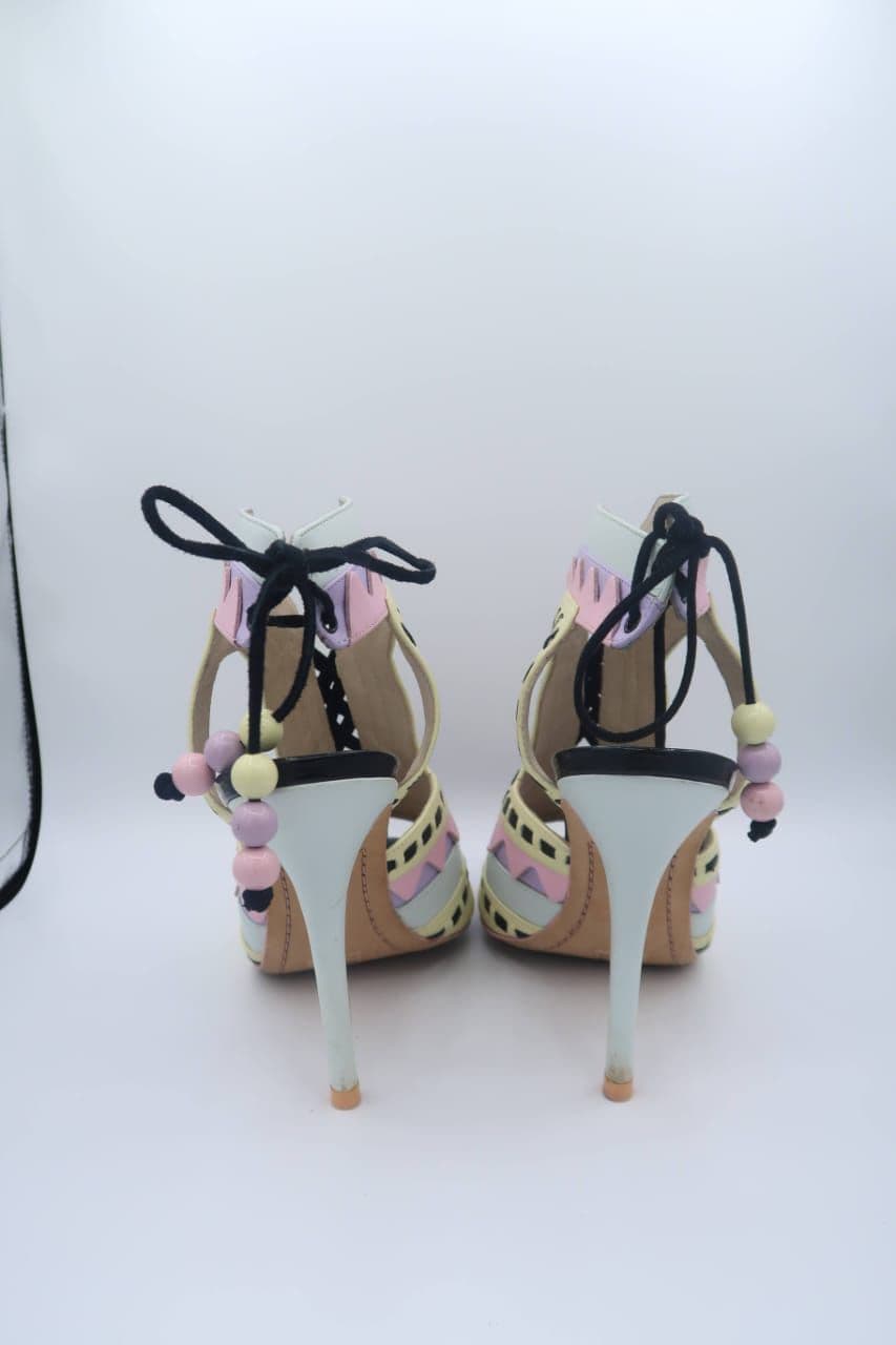Sophia Webster Multicolor Glitter And Leather thumbnail 3