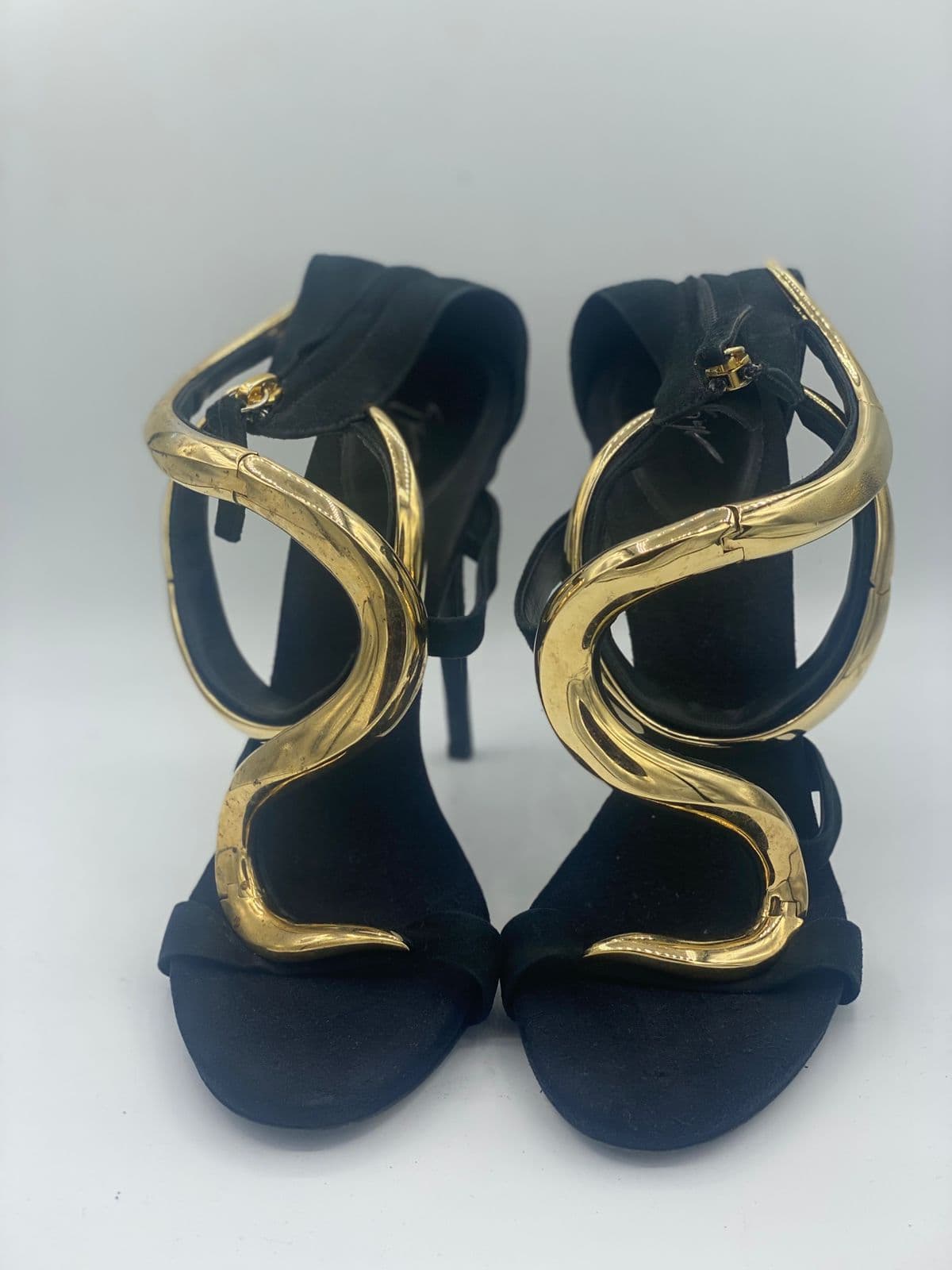 Giuseppe Zanotti Black Leather Venere Sandals thumbnail 2