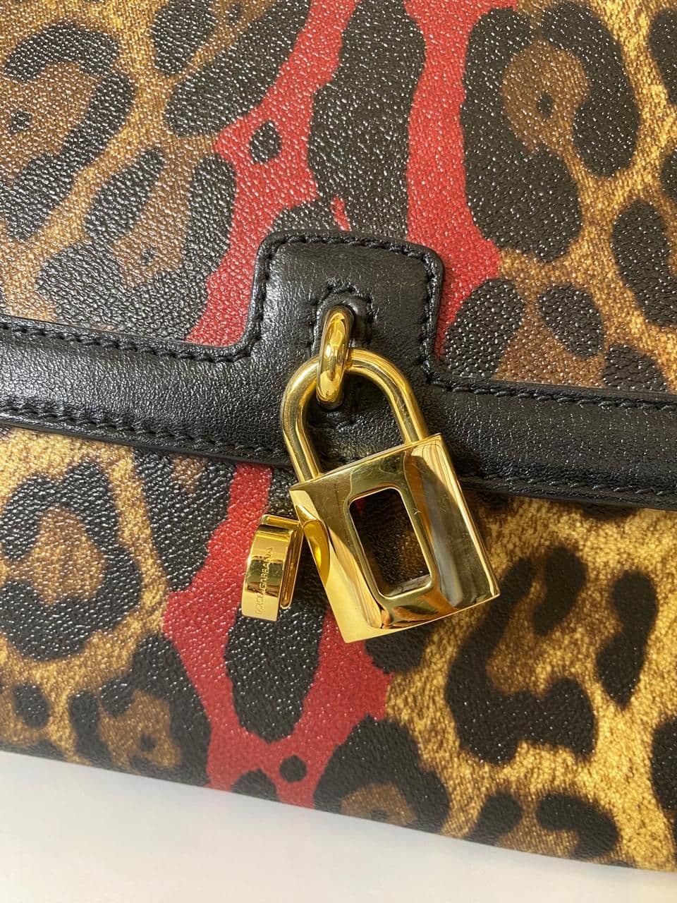 Dolce & Gabbana Leopard print top handle bag thumbnail 4