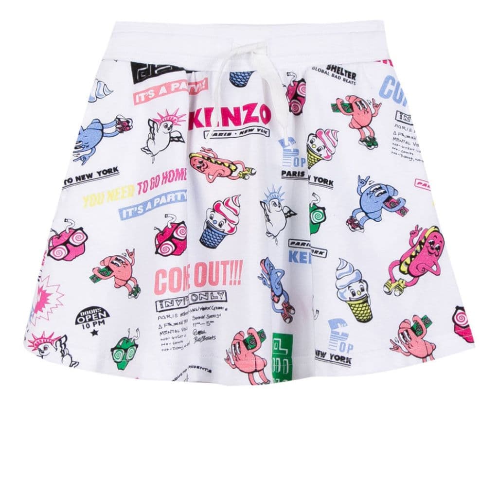 Kenzo

Food Fiesta Print Flair Skirt