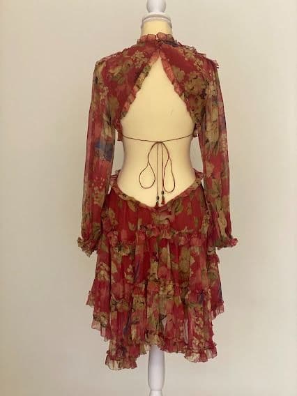 Zimmermann Melody Lace Up Short Dress thumbnail 2