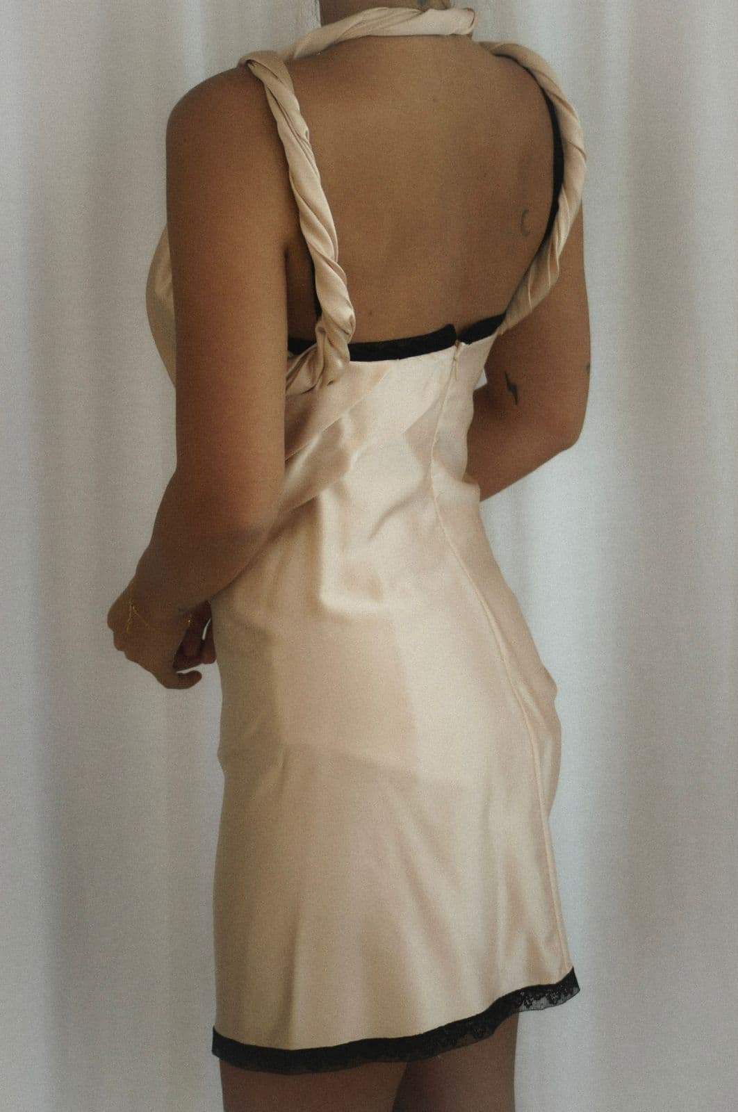 Alexander Wang Twisted Slip Dress in Silk thumbnail 3