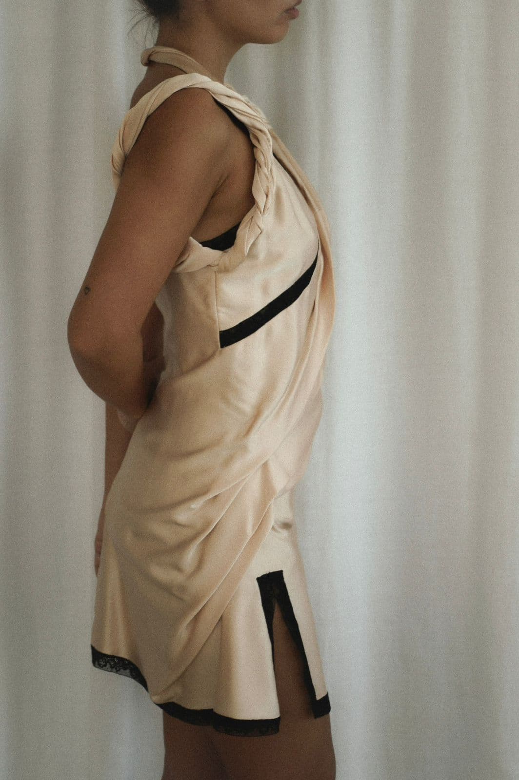 Alexander Wang Twisted Slip Dress in Silk thumbnail 4
