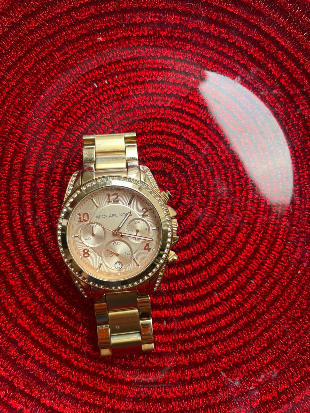 Michael Kors Champagne Gold Plated Stainless Steel Blair Women's Wristwatch 39 mm thumbnail 2