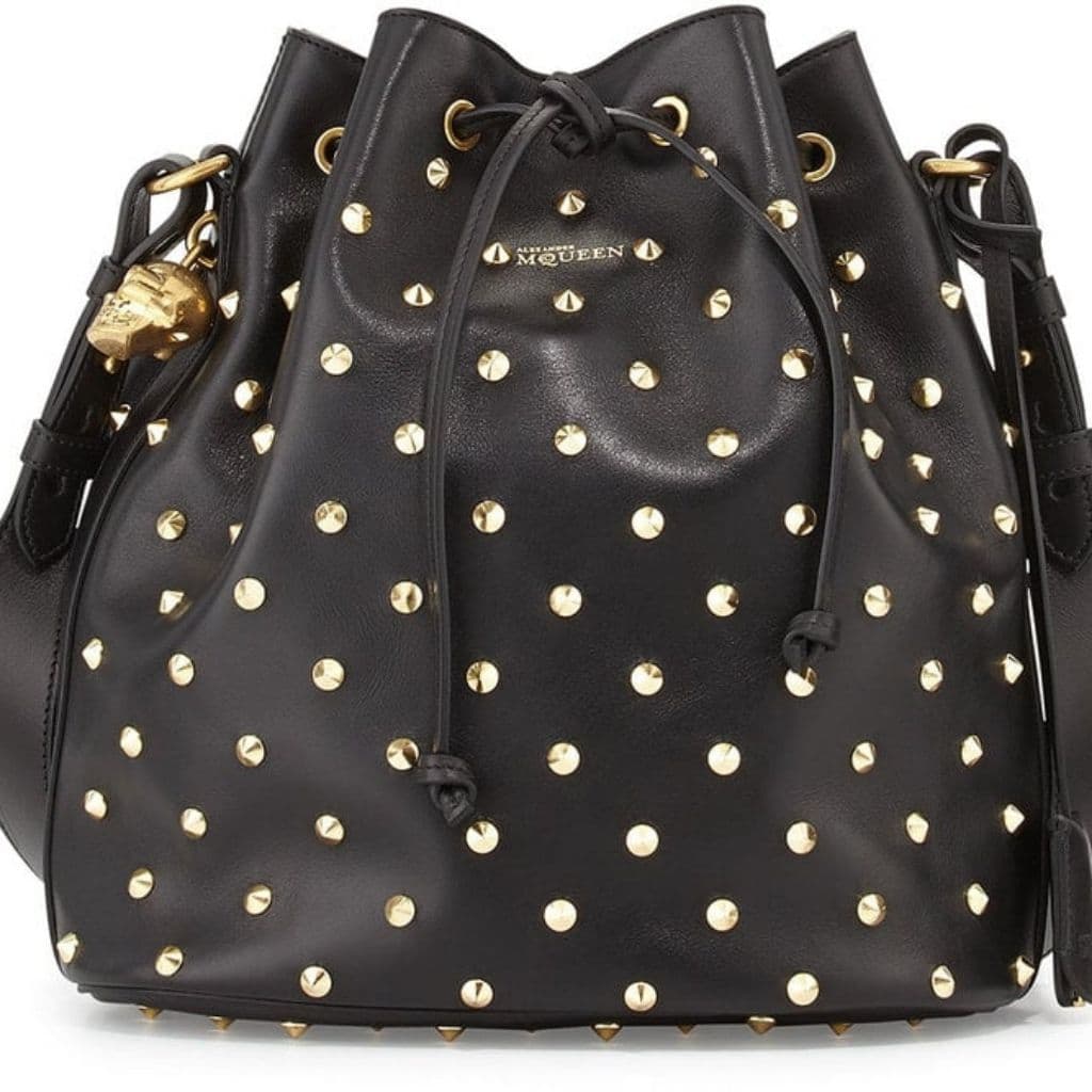 Alexander McQueen Leather Bucket Bag