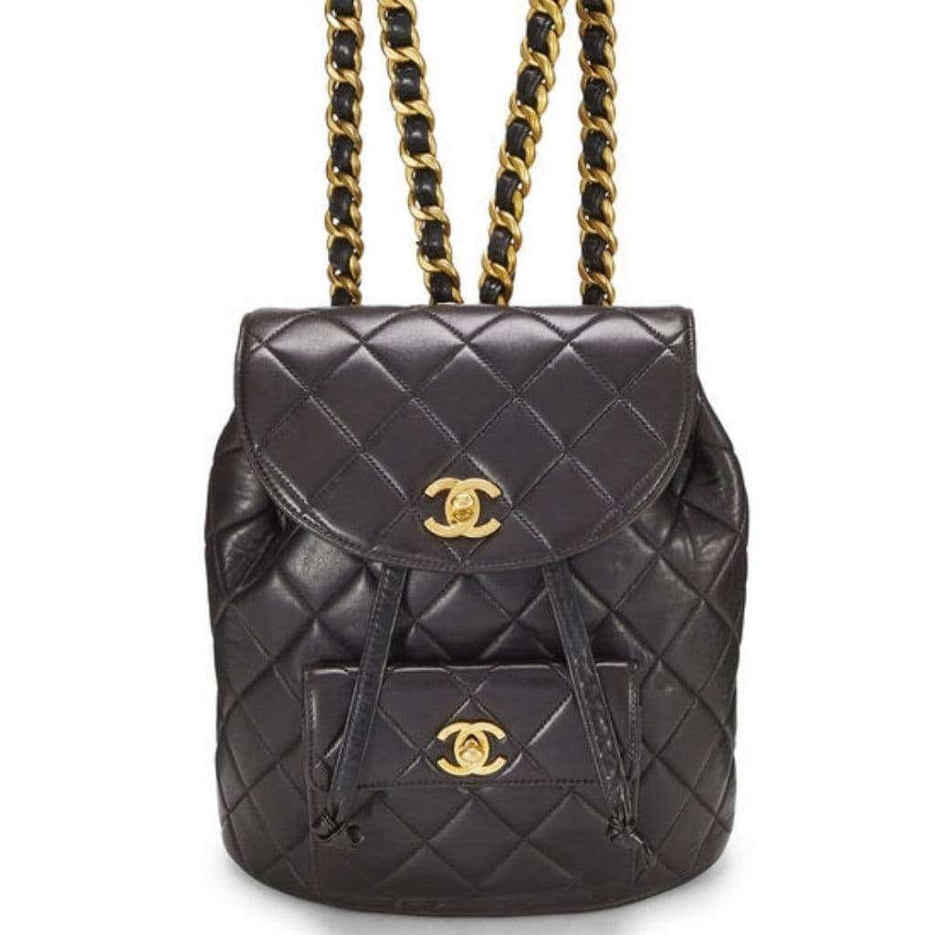 Chanel Quilted Vintage Duma Backpack Lambskin