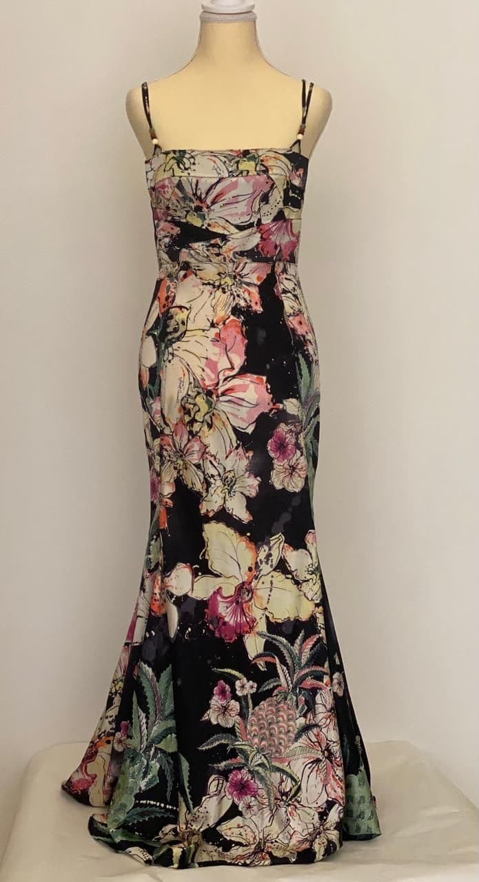 Roberto Cavalli floral-print silk dress thumbnail 2