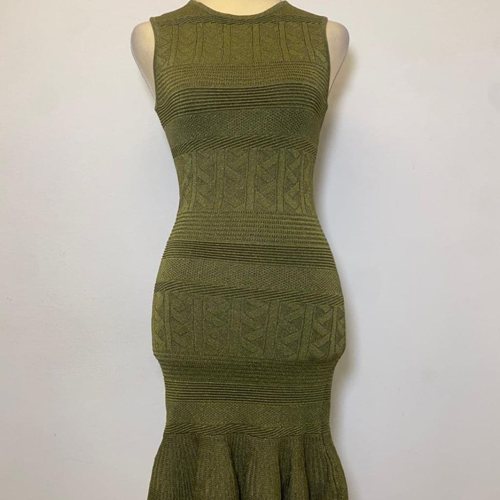 Ronny Kobo Ruffle Dress