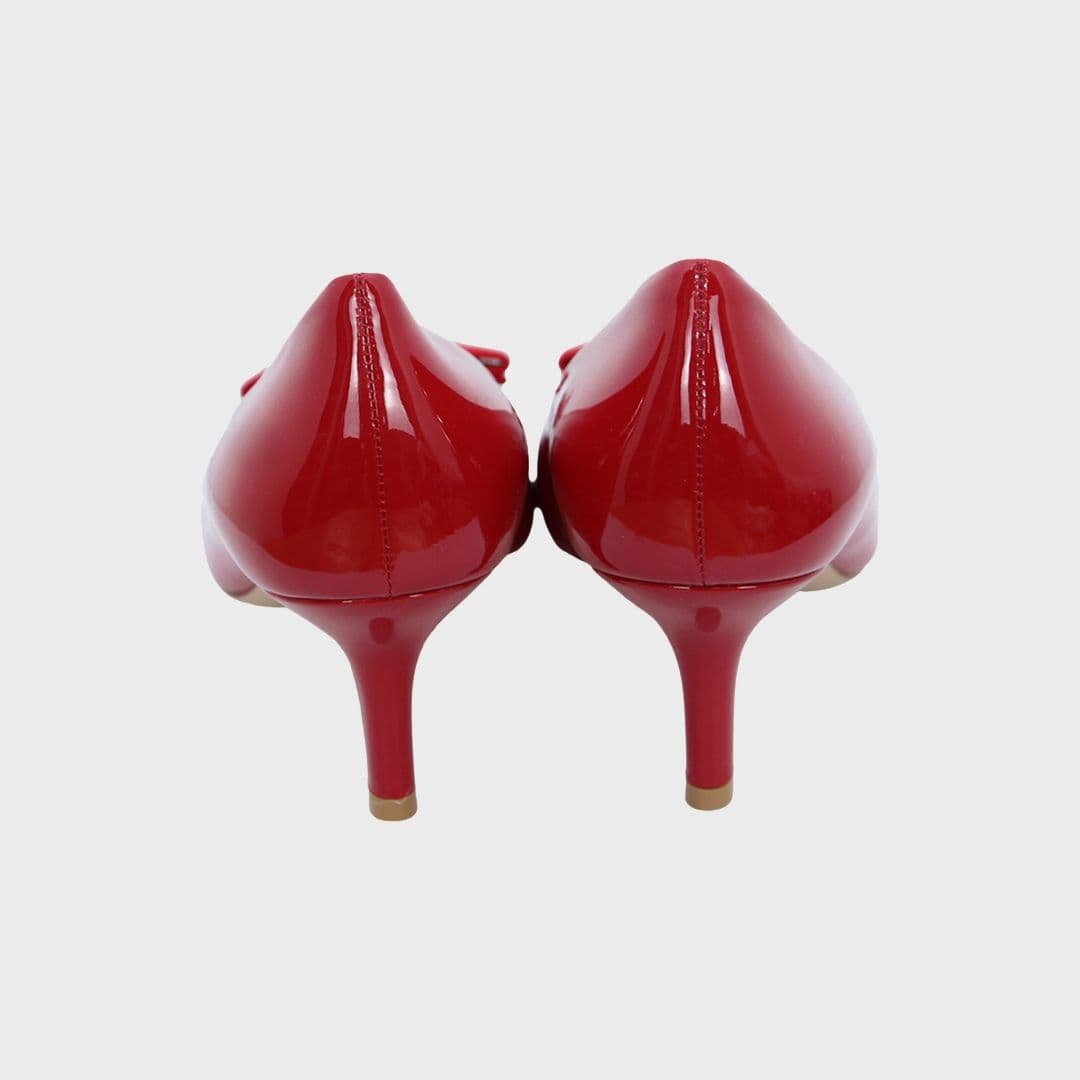 Red Vara Bow Patent Leather Pumps Shoes thumbnail 3