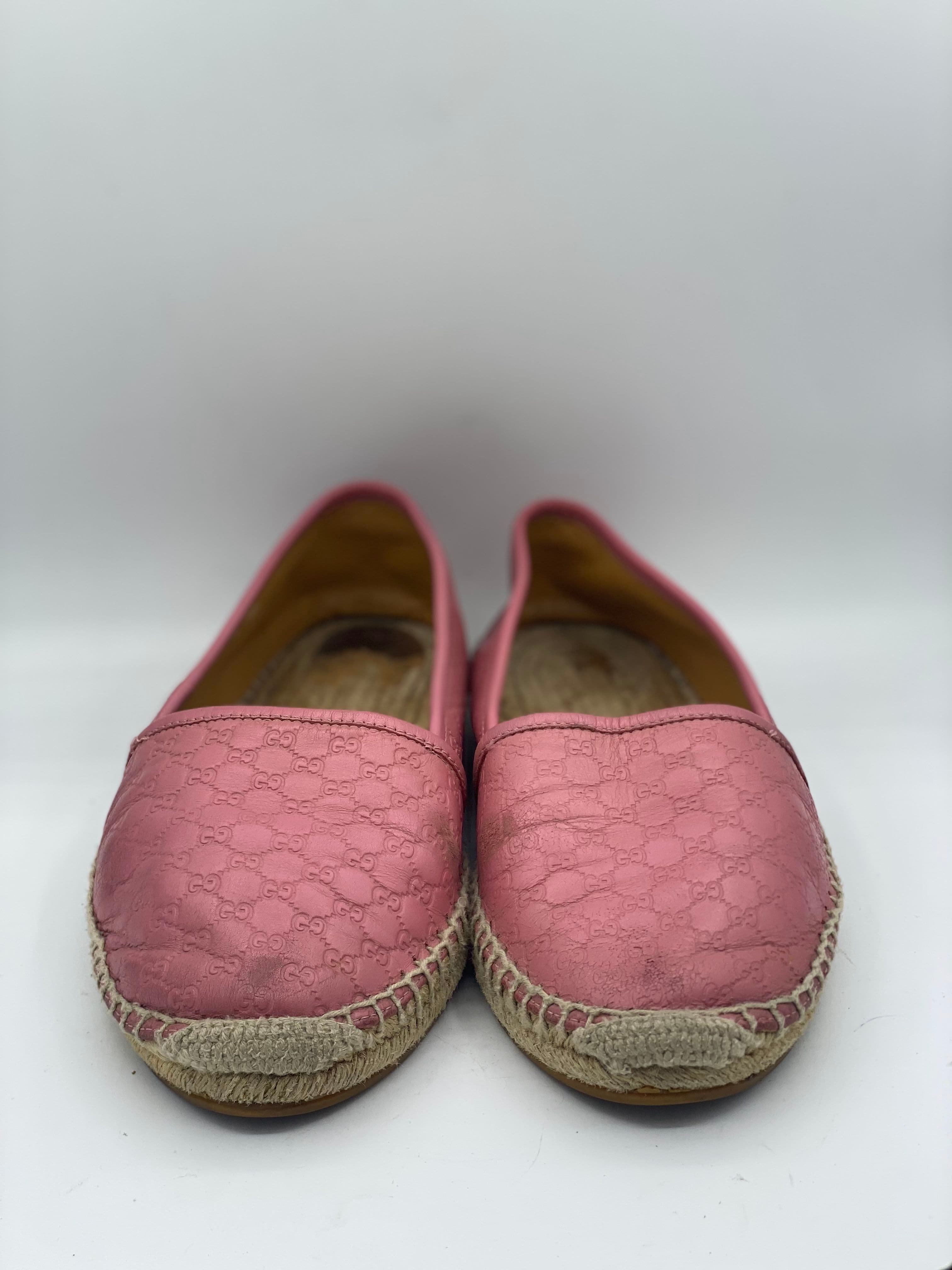 Gucci pink flats thumbnail 4