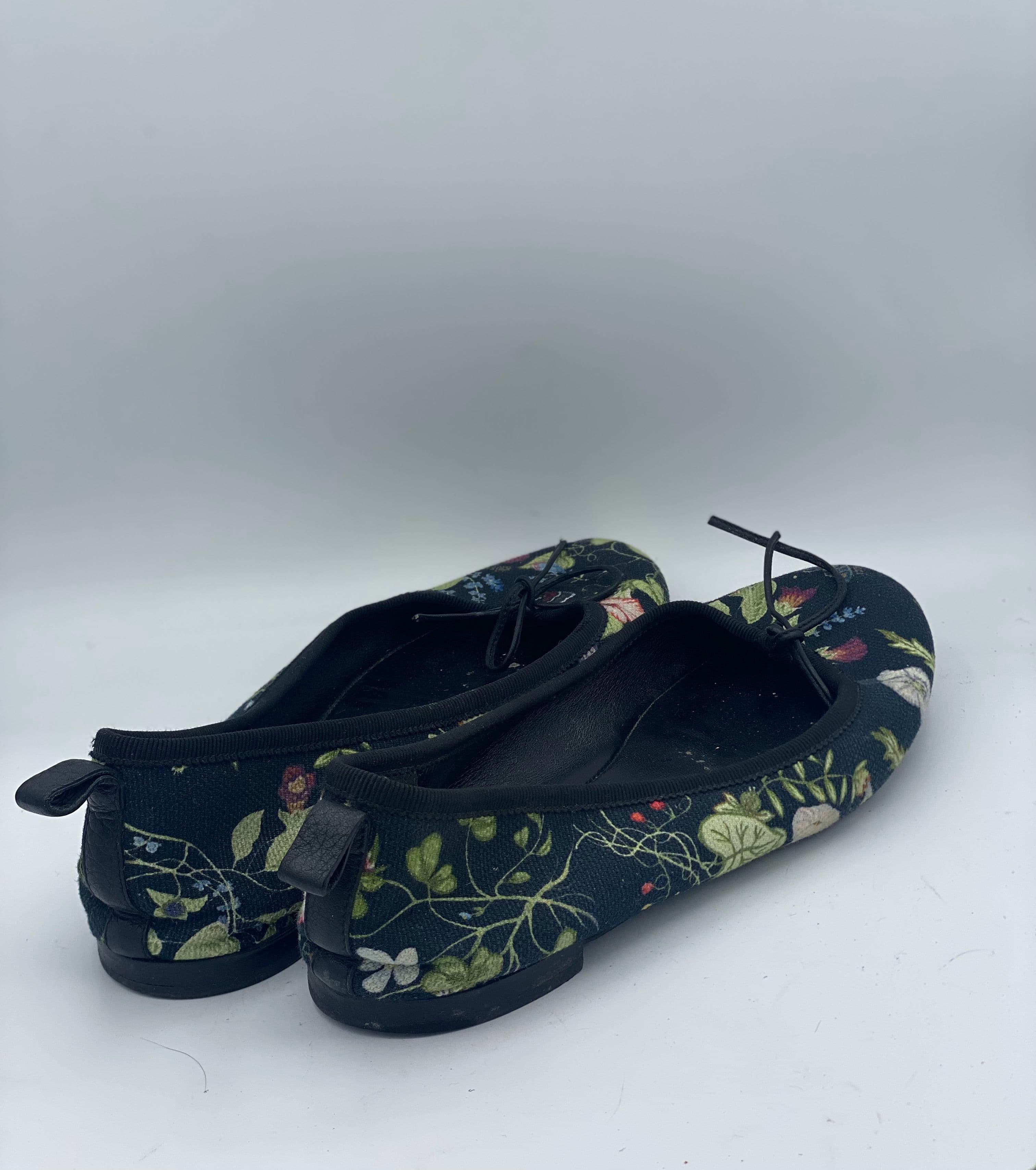 Gucci Floran Print Ballet Flats thumbnail 2