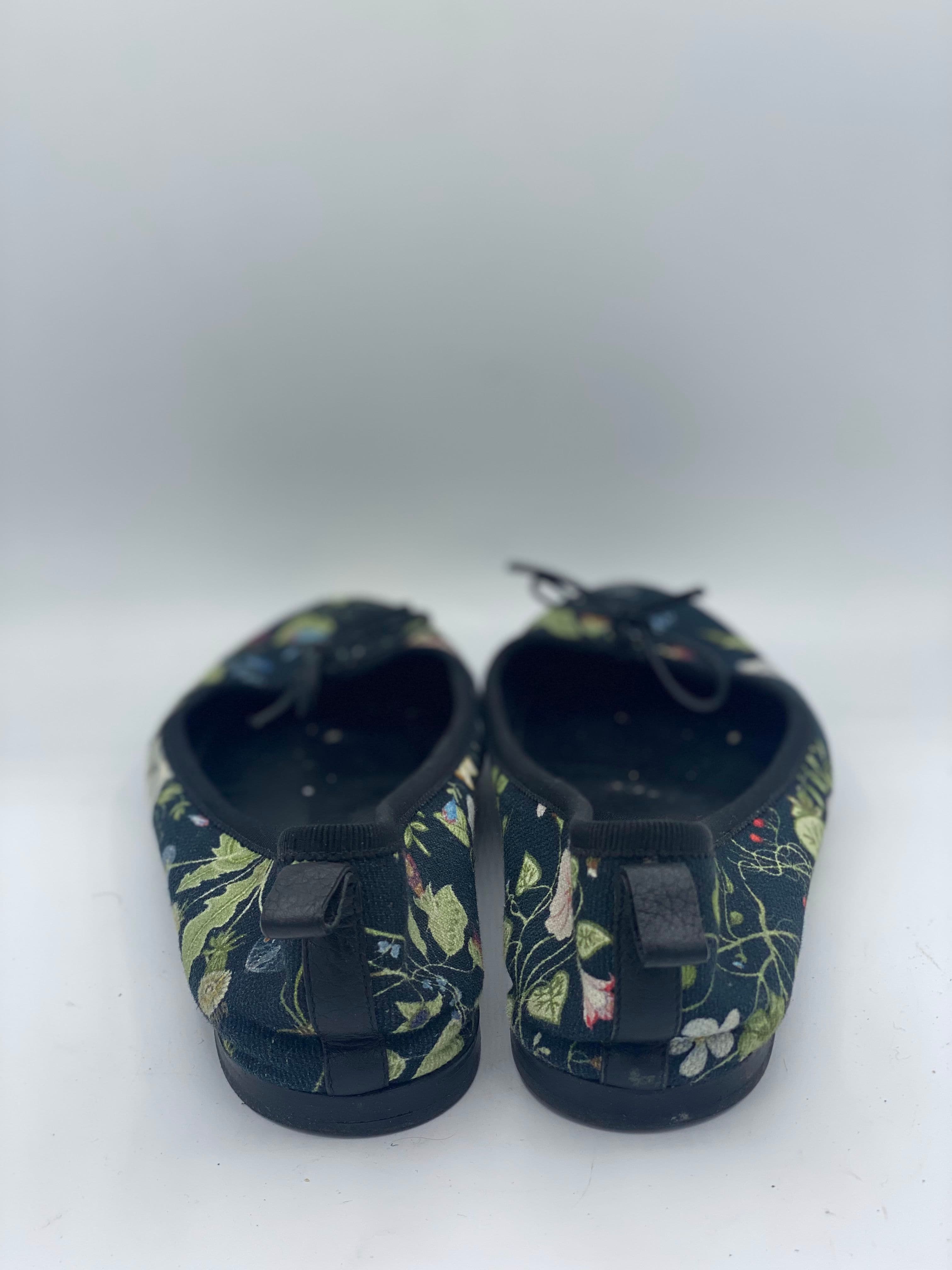 Gucci Floran Print Ballet Flats thumbnail 4