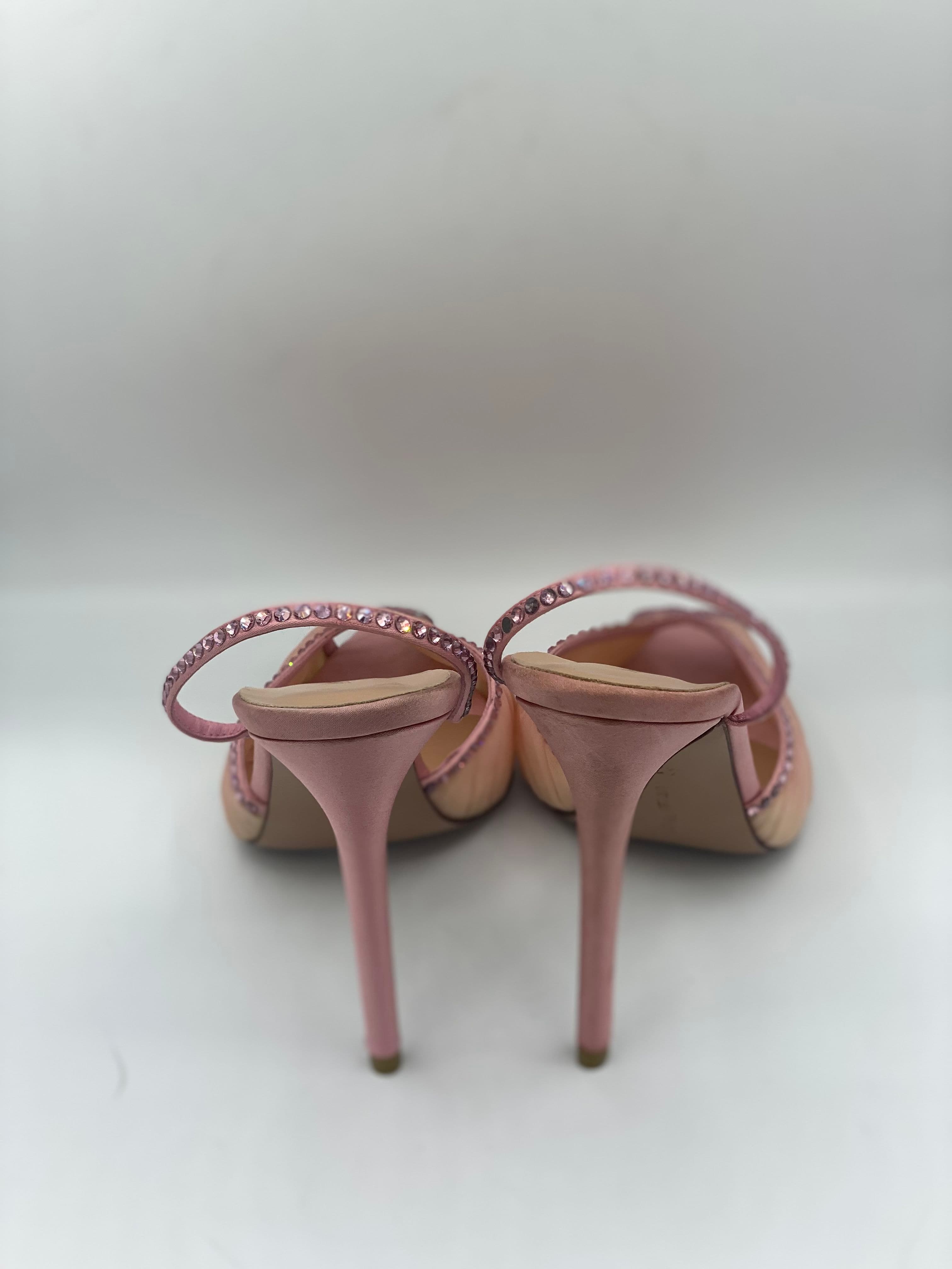 Andrea Wazen
Katy 105 Crystal Slingback Sandals in Tulle thumbnail 2