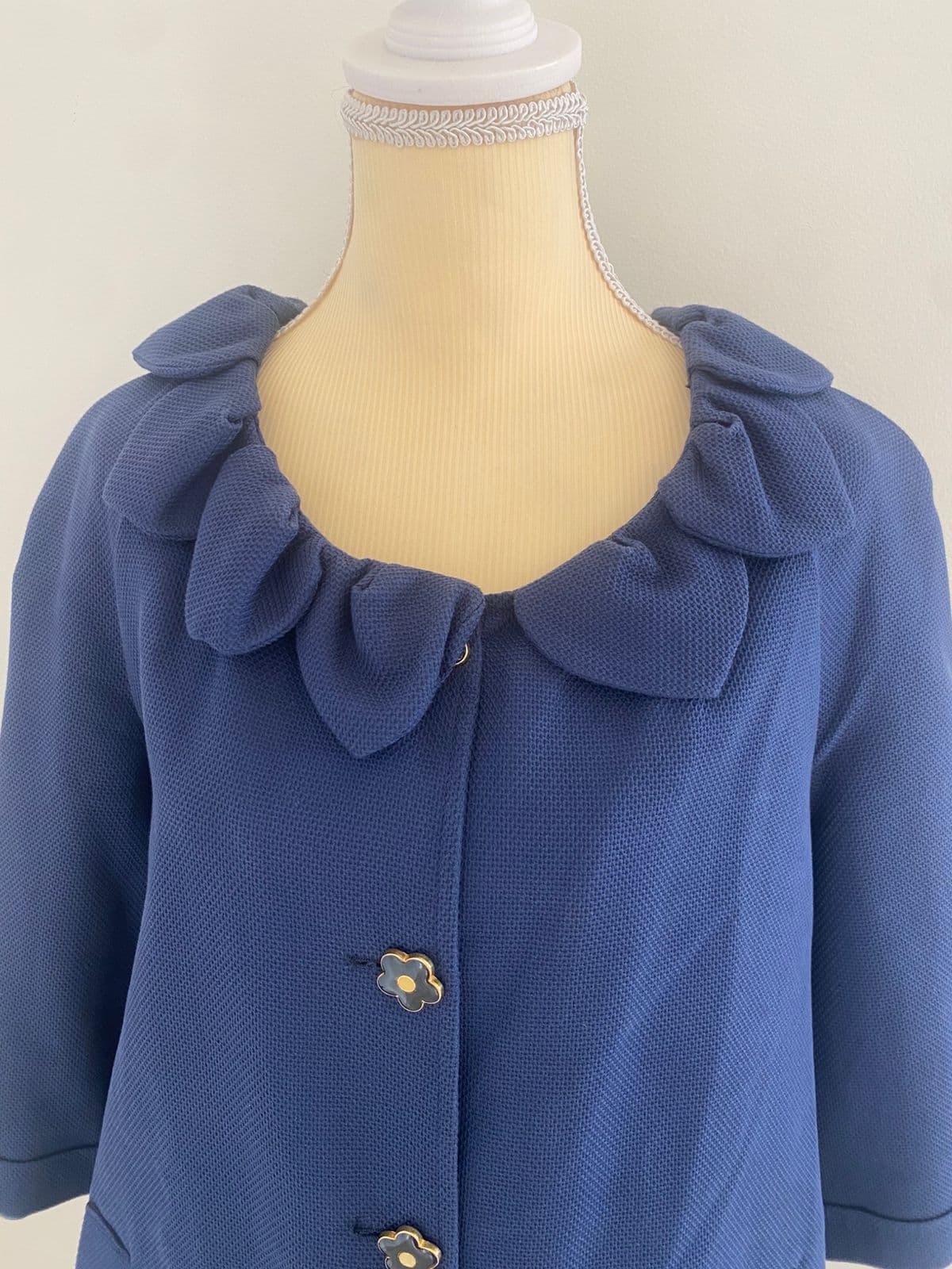 Red Moschino neck coat jacket thumbnail 6