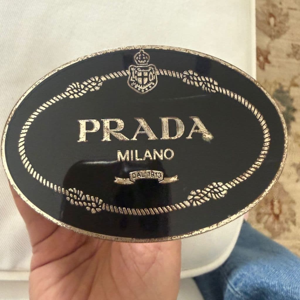 Prada black belt size 86 cm thumbnail 4