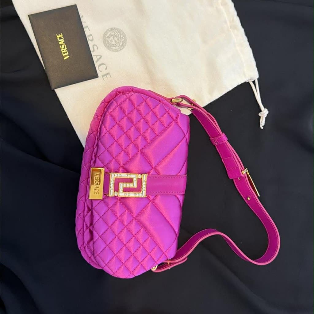 versace grecca goddess small bag