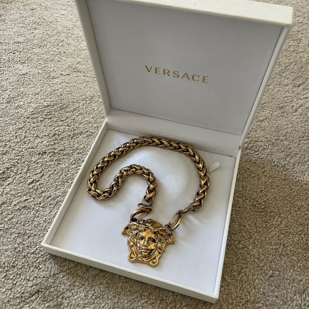Versace Medusa Head Necklace