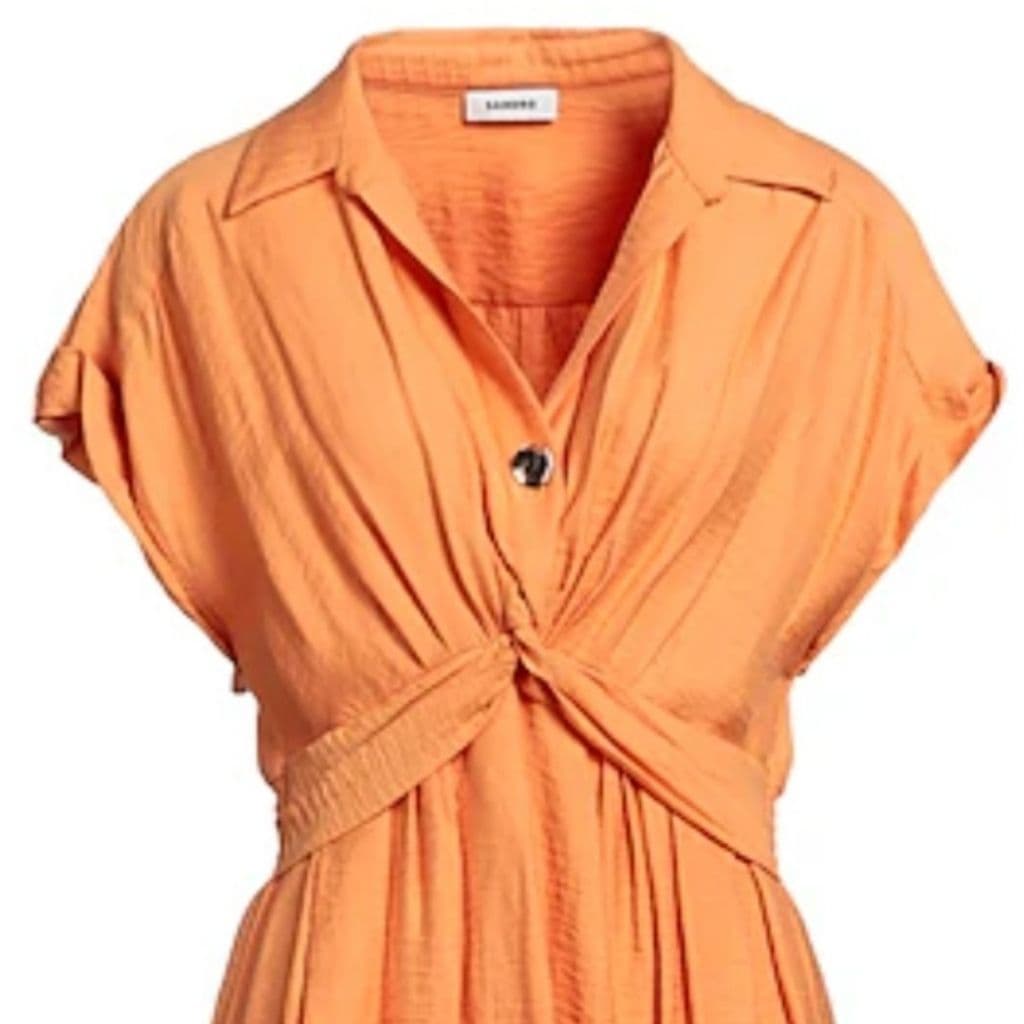 SANDRO Mini Dress Orange