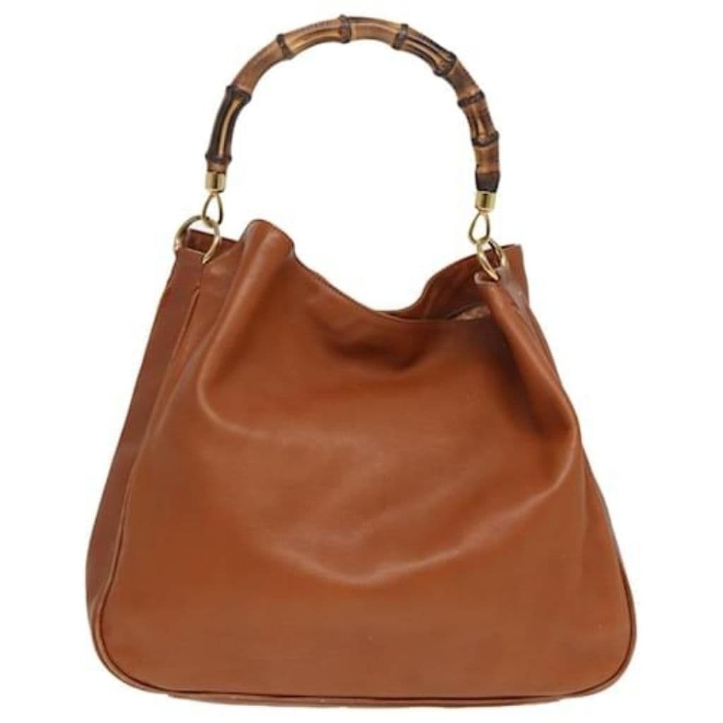 Gucci Bamboo leather Shoulder Bag