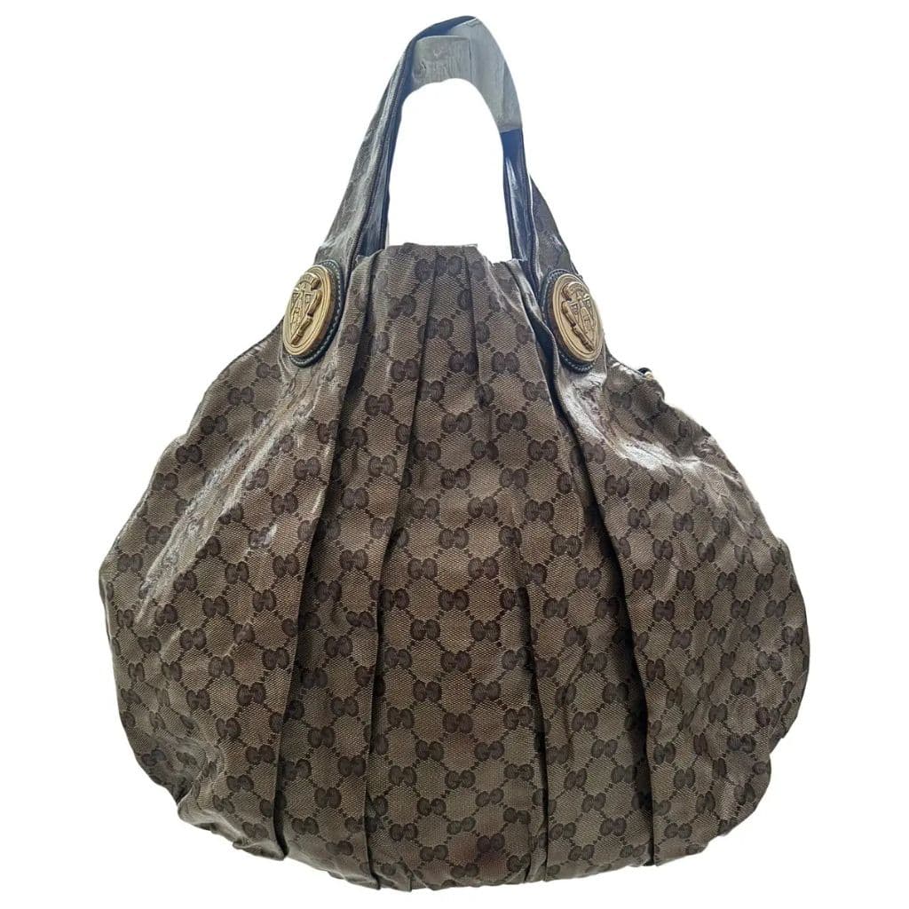 Gucci Crystal Coated Canvas handle bag