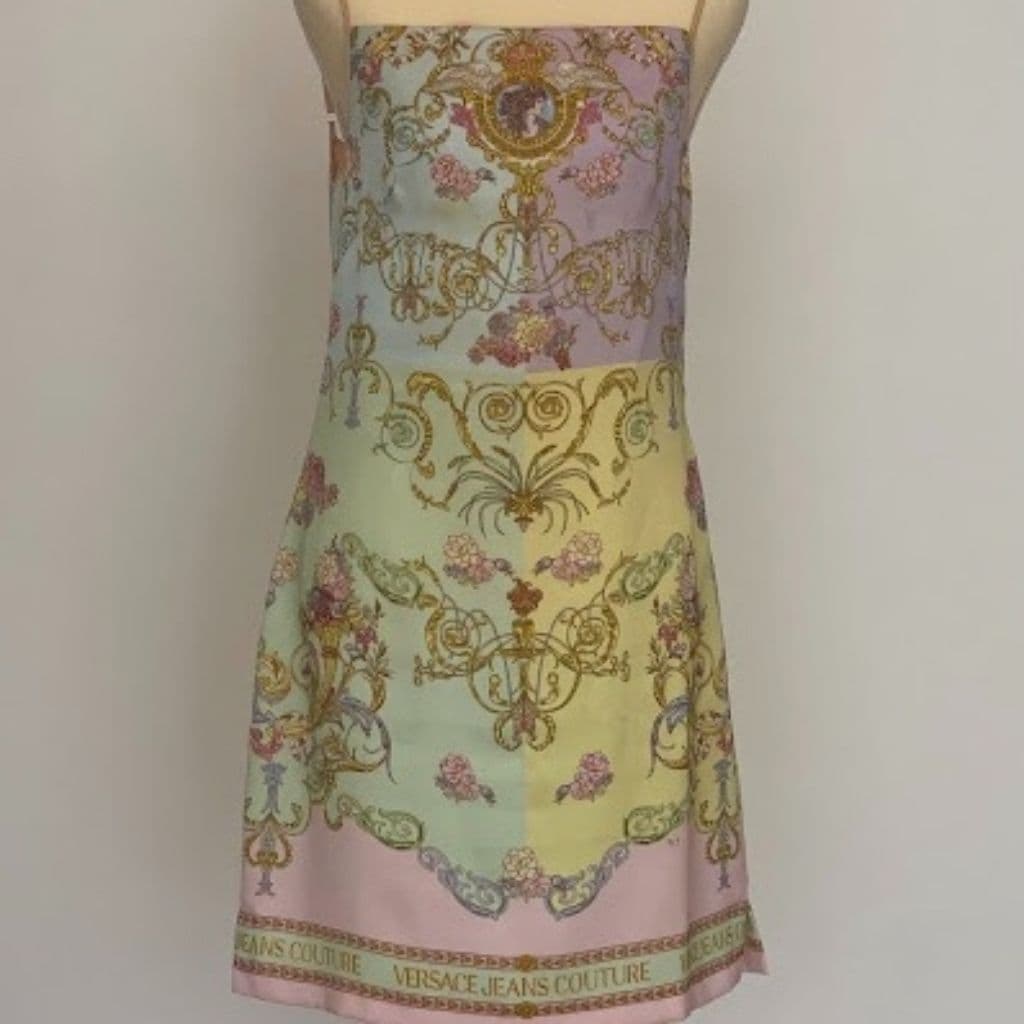 Versace silk mid-length dress