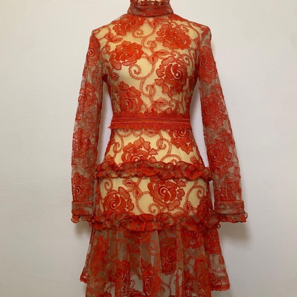 Nicholas
Rosie Lace Dress - Red