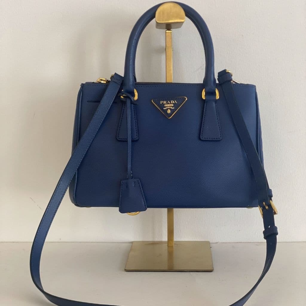 Prada Saffiano Lux Tote and Shoulder Bag