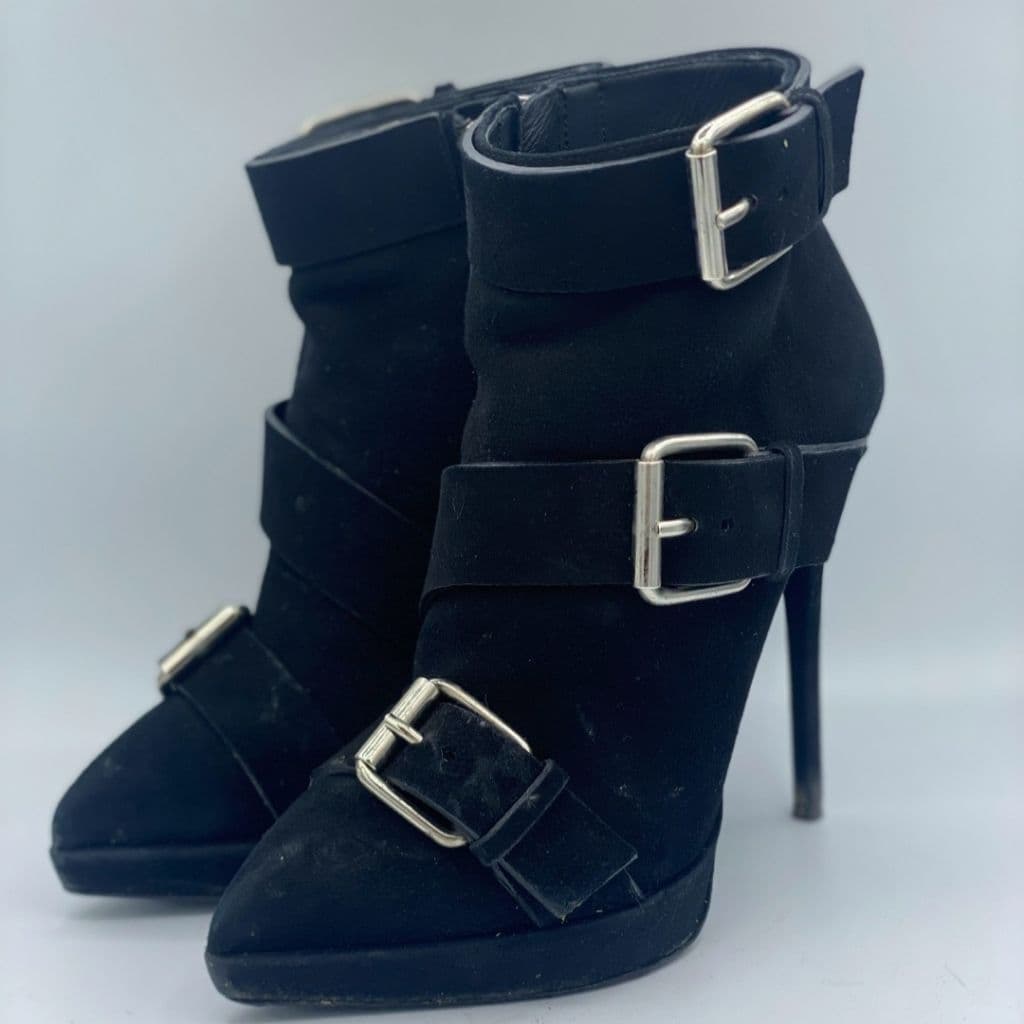 Giuseppe Zanotti Black Suede Boots