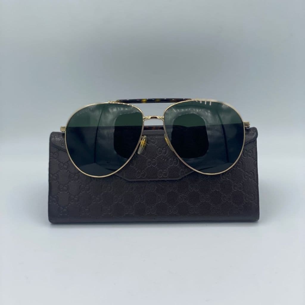 GUCCI Aviator frame sunglasses